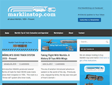 Tablet Screenshot of marklinstop.com